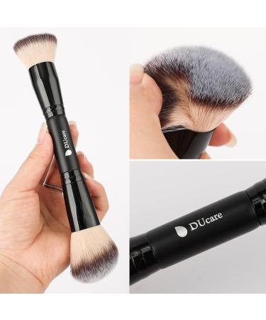 DUcare Double Ended Foundation Brush - Perfect for Liquid Powder & Cream Makeup Blend Like a Pro - Buy Online on GoSupps.com