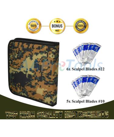 AAProTools 24 PC U.S. Army Style Emergency Survival Kit with Bleed Control & First Aid in Zipper Pouch MLT-02 - Buy Online on GoSupps.com