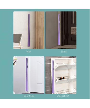 Comfortable Long Handle Shoe Puller Tool | 5-Part Non-Slip Shoe Aid for Seniors | Extra Long Purple Handle - Buy Online on GoSupps.com