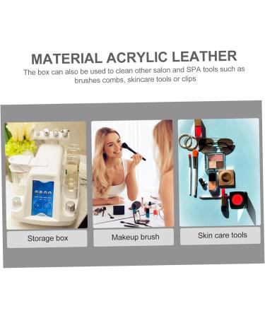 Housoutil 1pc Grinding Drill Disinfection Box Nail Bit Nail Drill Bit Display Organizer Manicure Bit Display Nail Polish Stand Tool Stand White Grinding Head Acrylic 10.5x9cm White - Buy Online on GoSupps.com