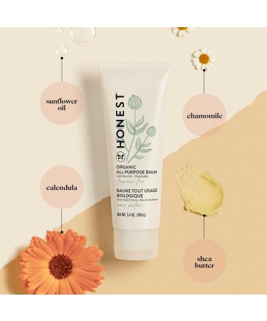 The Honest Company Organic All-Purpose Balm & Diaper Rash Cream Combo | Plant-Based Skin Care Set 3.4oz + 2.5oz - Buy Online on GoSupps.com