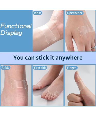Blister Bandages for Feet - Waterproof Invisible Blister Pads for Prevention & Relief | 30 Pack Heel Toe & Finger Cushions - Travel Essentials - Buy Online on GoSupps.com