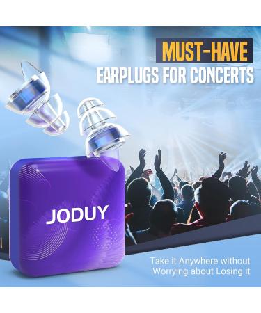 High Fidelity Earplugs for Concerts & Events - Noise Reduction & Hearing Protection - 2 Pairs - Reusable Silicone Earplugs - Buy Online on GoSupps.com