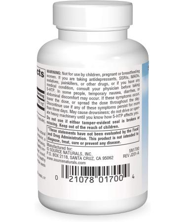 Buy Source Naturals Serene Science 5-HTP 50mg - 30 Capsules for Mood Support | International Shipping - Buy Online on GoSupps.com