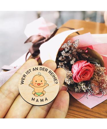 Pulangren Baby Gift for Young Girls & Boys - Unique Pregnancy Gift Wooden Decision Coin Baptism Gift Ideas for Expectant Mothers - Buy Online on GoSupps.com