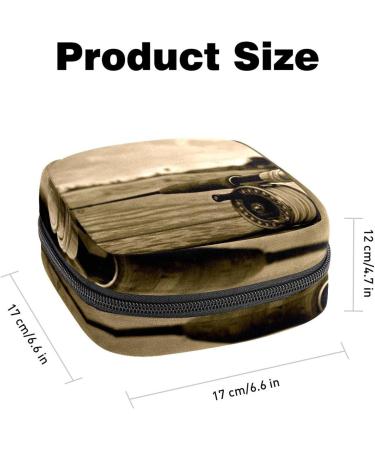 Menstruation Pad Bag with Zipper | Women's Napkin & Tampon Bag | Stylish & Functional Collective Bags for Fly Fishing & Sports - Buy Online on GoSupps.com