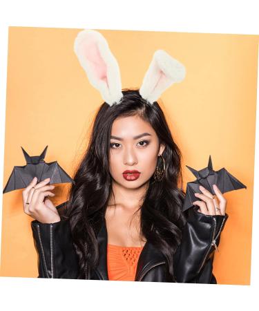 Didiseaon Animal Ear Headband Cosplay Party Costume Party Rabbit Hair Hoops Animal Hair Clips Rabbit Costume Headband Stuffed Bunny Rabbit Hair Pin Bunny Cosplay Headband White Plush - Buy Online on GoSupps.com