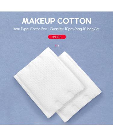Lizusidtsy 100Pcs Cotton Wipes Organic Travel Packing Cotton Pad Tissue Napkin - Buy Online on GoSupps.com