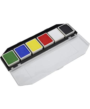  Ghzste Face Paint Palette Body Paint Kit Water Soluble Safe Halloween Makeup 60g for Face and Body Painting Festivals Parties One Paint - Buy Online on GoSupps.com