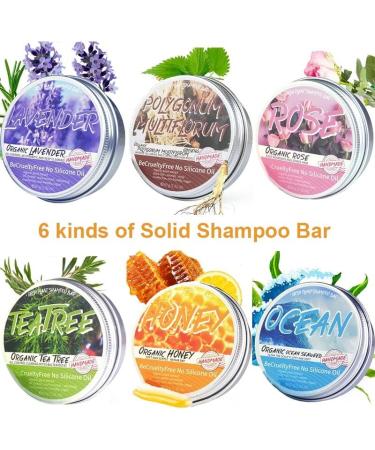 All-Natural Shampoo Bar Solid Shampoo Bar and Conditioner Effect Hair Soap Supports Strong and Healthy Hair 100% Organic Shampoo Bars for Hair with All Natural Plant Based Essential Oils - Buy Online on GoSupps.com
