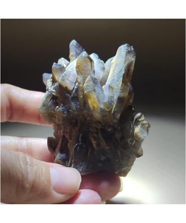 Natural Crystal Rough Minerals s 81.7 Gnatural Tee Topaz Gross Smoky Obelisk Aura Round Vein Home decoring1pc s Decoration - Buy Online on GoSupps.com