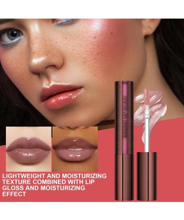 Lip Gloss Moisturizing Lip Care Long Lasting Lipstick Nourishing Moisturizer Makeup Enhancer for Beauty Girls Parties Dating and Gatherings 05 - Buy Online on GoSupps.com