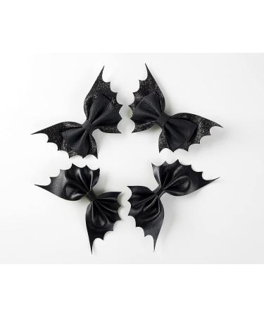 Bat Hair Bow Clips 4pcs for Teen Girls & Women | Halloween Cosplay Costume Hair Accessories - Buy Online on GoSupps.com
