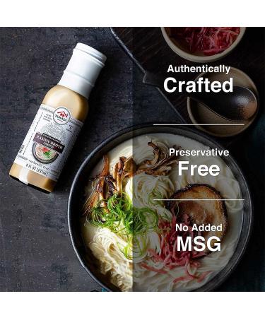 Yamasa Artisanal Tonkotsu Ramen Broth Concentrate - 8oz | Serves 8 Bowls | Japanese Tradition | No MSG Added - Buy Online on GoSupps.com