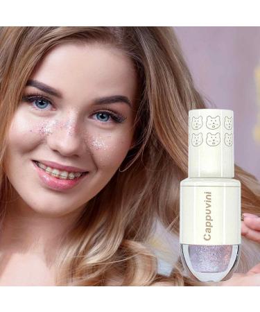 Bowling Liquid Eyeshadow Highlighter Silkworm | Attractive Shimmer Eyeshadow 0.05oz Eyeshadow Makeup Shimmering Eye Shadow Flash Sequin for Girls 04 - Buy Online on GoSupps.com