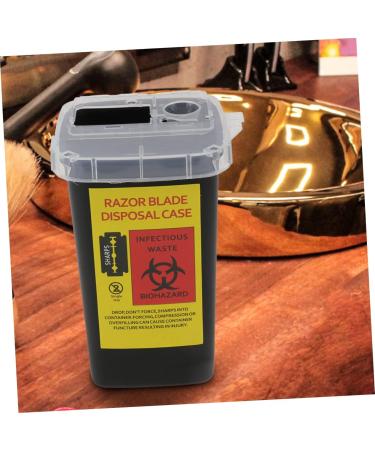 Beatifufu 2-Piece Boxing Blades Storage Box - Razor Blade Dispenser & Waste Container for Hairdressers - Buy Online on GoSupps.com