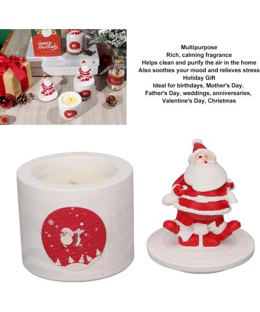 Santa Christmas Scented Candles Gift Set | Stress Relief Soy Wax Aromatherapy for Women | Perfect for Home Meditation & Yoga - Buy Online on GoSupps.com