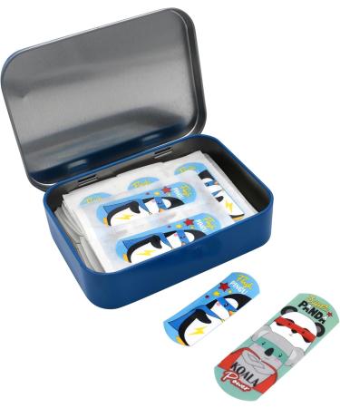 Super Friends Children's Plaster Set - 3 Pieces in Metal Box | Fun & Stylish Plaster Storage | Ideal for Backpack & Handbag - Buy Online on GoSupps.com