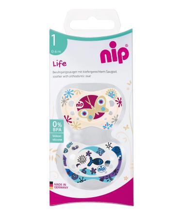 nip pacifier Life Girl silicone 0-6 months