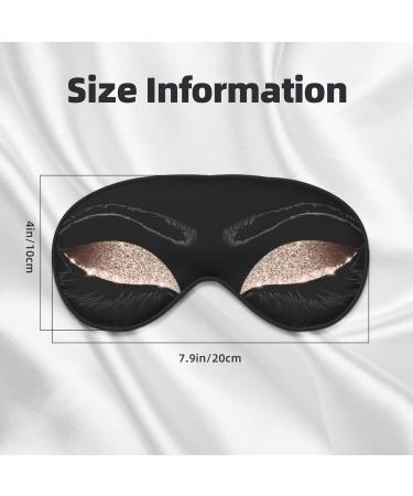 Eyelash Pattern Soft Sleep Eye Mask | Breathable Eye Patch for Women | Perfect for Travel & Relaxation - Buy Online on GoSupps.com