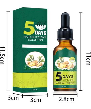 Shantou Yingji 2 pieces ginger hair growth oil ginger hair growth essential oil ginger hair treatment oil solution for hair growth essential oil against hair loss 2 pieces x 30 ml hair2 pieces - Buy Online on GoSupps.com