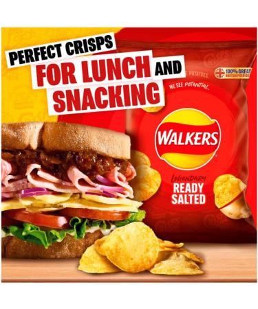 Walkers Crisps All Flavors Fresh Stock 32 x 32.5g (Ready Salted) - Buy Online on GoSupps.com