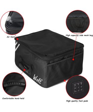 WOLT Golf Trunk Organizer Storage - Waterproof Car Golf Locker for Accessories, Gloves, Tees, Balls - Collapsible & Adjustable Design in Black - Buy Online on GoSupps.com