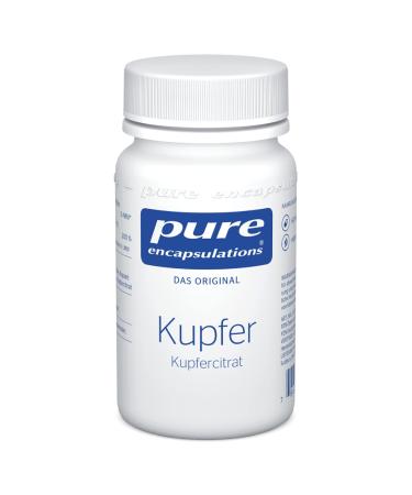Pure Encapsulations - Copper (copper citrate) - trace element copper organically bound - 60 vegan capsules