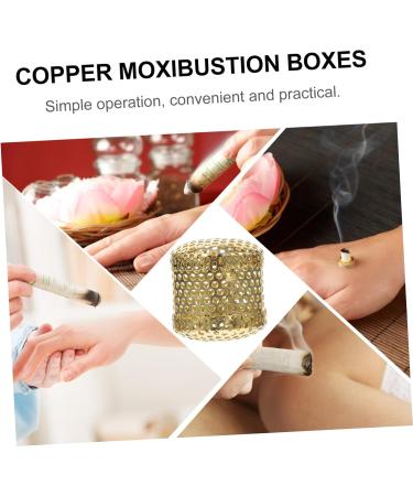 20-Piece Smokers Metal Stand Fire Extinguisher & Moxa Stick Burner Set - Handheld Moxa Fuel Tool & Copper Moxa Box for Massage - Buy Online on GoSupps.com