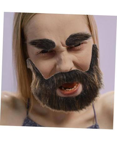 Outanaya 1 Set Beard Dress up Fake Whiskers Beard Costume Fake Long Beard Christmas Santa Claus Beard Plush - Buy Online on GoSupps.com