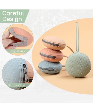 Silicone Pacifier Box 2 Pack | BPA-Free Storage for 2 Pacifiers | Portable & Stylish in Apricot & Adzuki Red - Buy Online on GoSupps.com