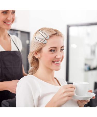 50 Pieces 3.5 Large Metal Snap Hair Clips - No Slip Hair Barrettes for Girls & Women (Silver) | Long Hair Side Clip Clamp Hair Accessories - Buy Online on GoSupps.com