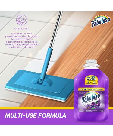 Fabuloso Multi-Purpose Cleaner 1 Gallon - Lavender Scent 2x Concentrated Formula for Floors Counters & Windows - Includes PD Ship Safe Bag | International Shipping Available - Buy Online on GoSupps.com