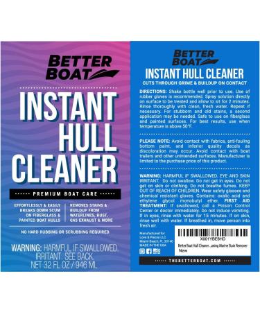 Pro Products Fiberglass Boat Hull Cleaner & Metal Stain Remover - 1 Gallon - Buy Online on GoSupps.com
