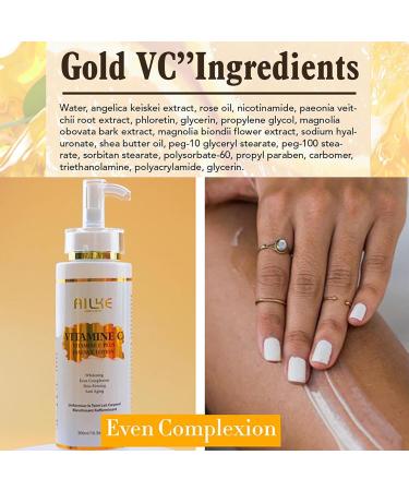 AILKE BOOST LUSTER AILKE Vitamin C Plus Essence Body Lotion whitening firm and smooth skin even complexion antiaging with niacinamide shea butter moisturizer for all skin types 300 ml 3 pieces - Buy Online on GoSupps.com