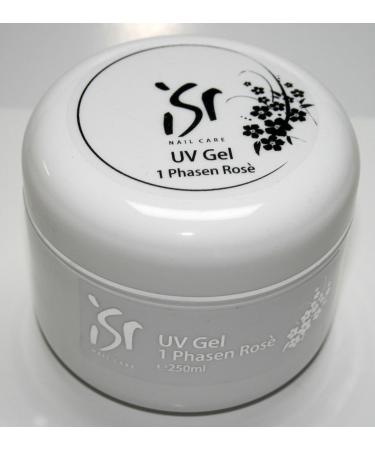 ISR UV Gel 1 phases Ros pink middle viscos self -smoothing honey effect 3in1 single -phase angel nail gel 3 phases primer structure sealer build -up gel builder all -round all in one perfect stop (250ml)