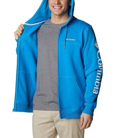 Columbia Men's Fleece Jacket - Large, Compass Blue/White - Buy Online on GoSupps.com