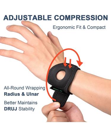 JOMECA Wrist Brace for TFCC Tears and Ulnar Sided Wrist Pain - Support for Carpal Tunnel, Arthritis, DRUJ Instability - Fits Left and Right Hand (S/M) - Buy Online on GoSupps.com