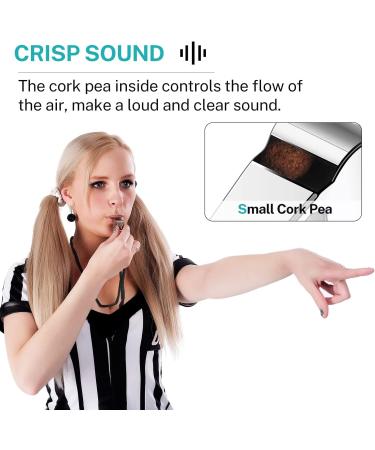 KTRIO Whistle  Coach Whistles Metal Whistle with Lanyard  Loud Crisp Sound Sports Whistles for Referees  Coaches  Teachers  Polices  Training  Outdoor Sports  Survival  Emergency 3 Pack - Buy Online on GoSupps.com