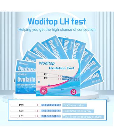 Ovulation Test Strips 50 Pack - Fertility Predictor Kit for Fast Home Self-Checking - Buy Online on GoSupps.com