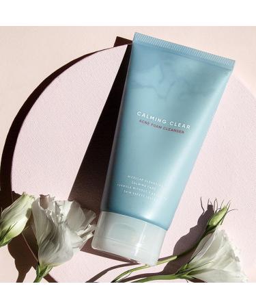 Leaders Calming Clear Acne Foam Cleanser Gentle Deep Cleanser for Acne-Prone Skin Acne Skin Care Calms Redness & Irritation Controls Excess Sebum & Exfoliate Dead Skin Cells 150ml (5.07 oz) - Buy Online on GoSupps.com