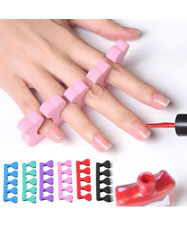 12-Piece Toe Separators for Women | Yoga Toes & Nail Art Supplies | Perfect Pedicure Tools & Spa Party Essentials - Buy Online on GoSupps.com