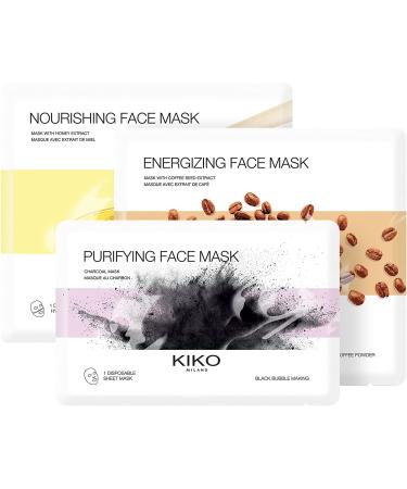 KIKO Milano Holiday Fable Face Mask Set | Skincare Kit with Energising, Nourishing & Purifying Masks - Buy Online on GoSupps.com
