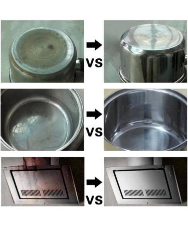 500g Stainless Steel Cleaning Paste Oven Cookware Cleaner Remove Stains from Pots Pans Multi-Purpose Household Powerful Rust Remover Cleaner - Buy Online on GoSupps.com