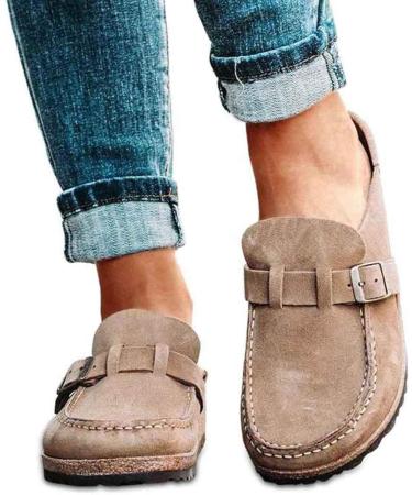 Shop Casual Women's Suede Slip-On Sandals - Flat Beach & Home Shoes | Sizes 39-42 EU - Buy Online on GoSupps.com