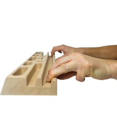 eGUrre Hangboard Climbing Board - Premium Basati Wooden Fingerboard for Strength Training & Climbing Fitness - Buy Online on GoSupps.com