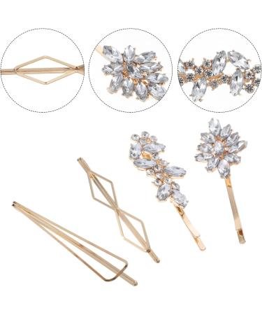 ifundom 16 Pairs rhinestone hair clip bobby pin Hairpin for Women rhinestone hairpins rhinestone barrette hair styling jewelry hair clamps barrettes round rhinestones bride zinc alloy - Buy Online on GoSupps.com