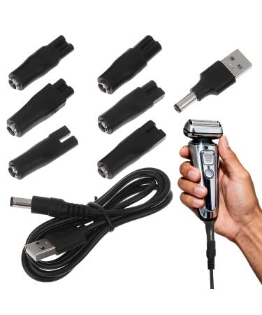 Usb Chargeur De Rasoir C ble Universel 8 pi ces Usb Cable Chargeur pour Rasoir Char geur Tondeuse C ble de chargement pour rasoirs lectriques et autres appareils de diff rentes marques.