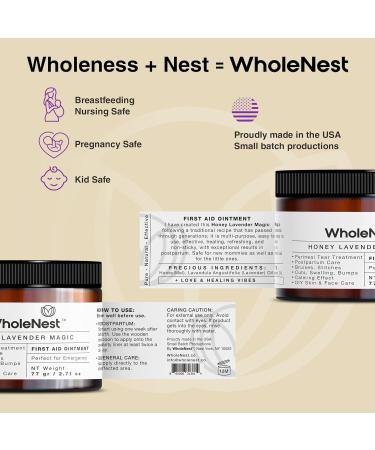 WholeNest Postpartum Care Kit for Mom with Perineal Spray Pain Relief Perineal Balm Witch Hazel & Hemorrhoid Treatment Oil for Soothing Comfort and Fast Post-Birth Recovery - Buy Online on GoSupps.com