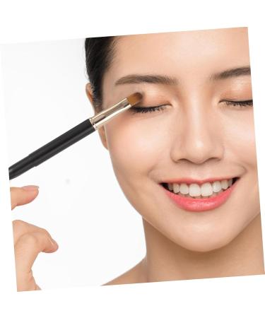 Beaupretty eyeliner brush retractable lip travel brush tool lipstick applicator lip gloss concealer brush wand mascara tool lip gloss make up Miss Metal face brush - Buy Online on GoSupps.com